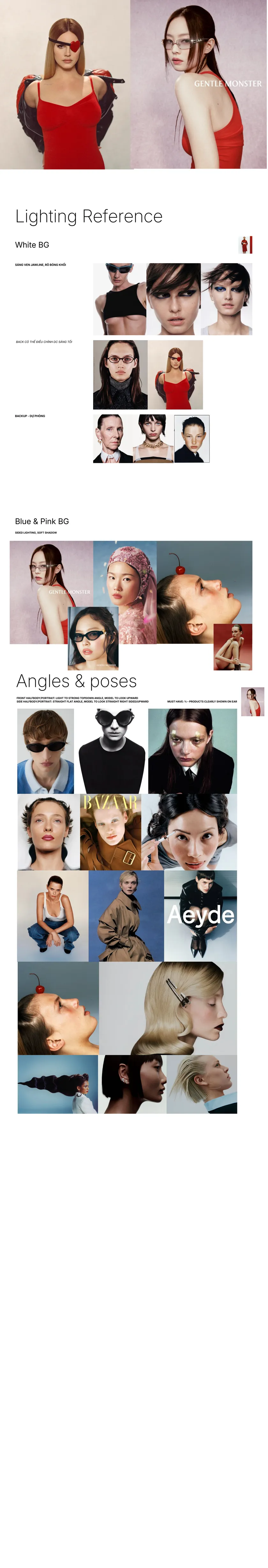 Lighting Reference + Angles & Poses