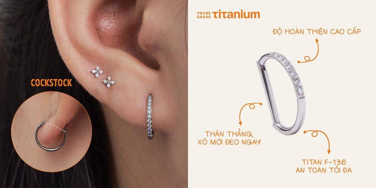 Prime Grade Titanium hoop — sizing and features